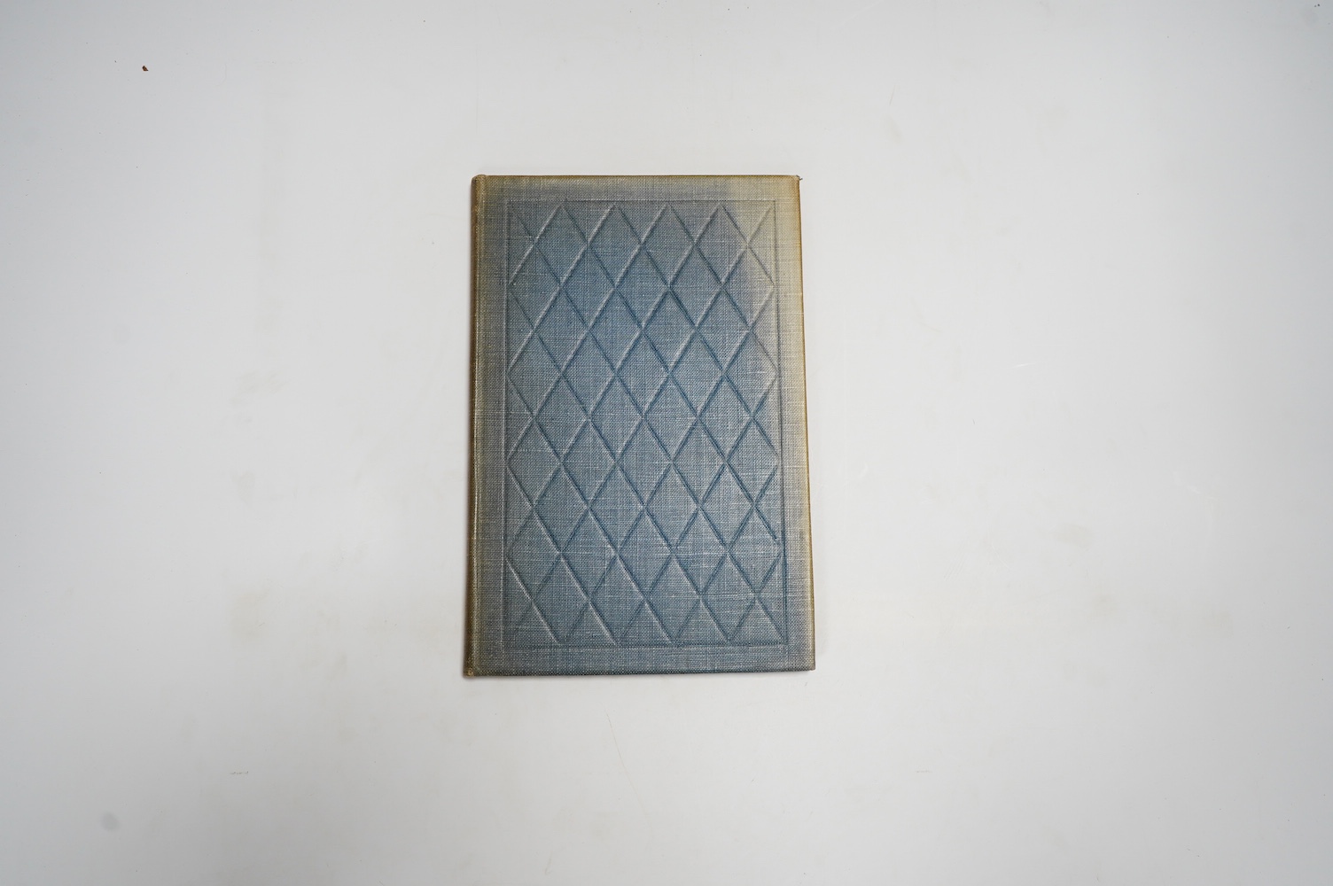 Bawden, Edward - Ausonius, Decimus Magnus - Patchwork Quilt. Poems by Decimus Magnus Ausonius, done into English by Jack Lindsay with decorations by Edward Bawden, 1st edition, one of 400, 8vo, blue diamond patterned buc